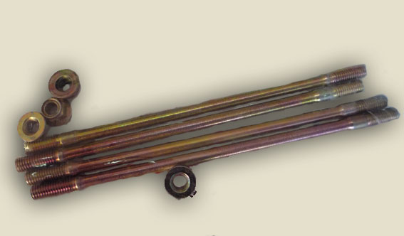Шпильки цилиндра 4шт. 4T 125-150см3 152QMI, 157QMJ (2 186 mm, 2 195 mm)
