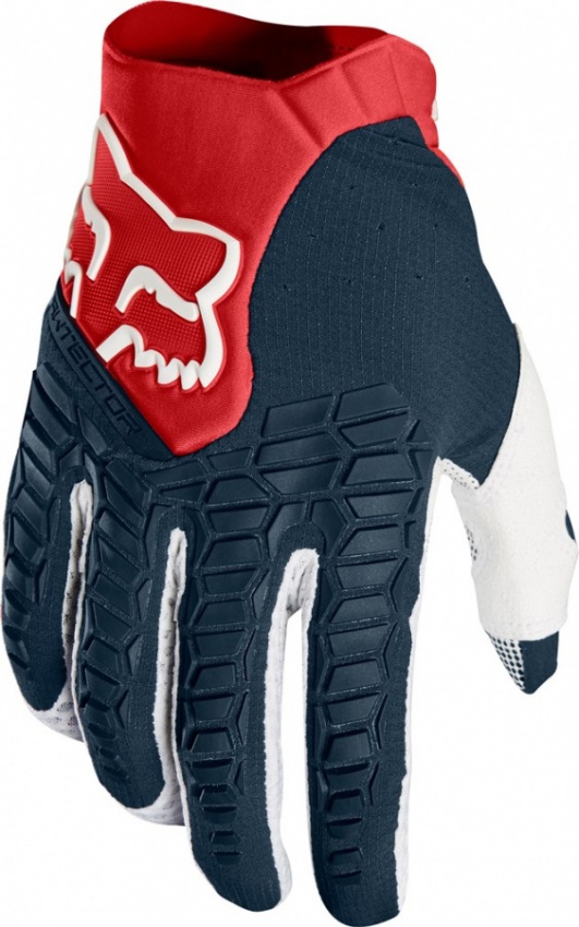 Мотоперчатки Fox Pawtector Glove Navy/Red