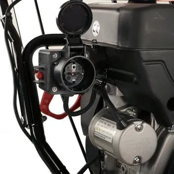 Снегоуборщик бензиновый DDE ST1387LET (двиг Loncin "SnowEngine" 13 л.с. захват 34'' 6 вперёд/2 назад гусеницы 11" элстарт LED фара)