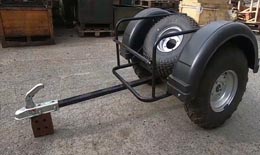 Прицеп для мотовездехода (ИТМ) колеса 10", ПОД ФАРКОП