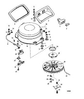 Стартер ручной 2-Х ТАКТНОГО ПЛМ MERCURY 60 Серийный номер от 9973100 до 0P016999