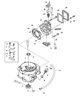 Блок цилиндров 4-Х ТАКТНОГО ПЛМ MERCURY 5 Серийный номер от 0R067090 и выше