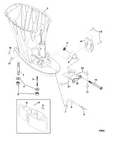 Корпус карданного вала 4-Х ТАКТНОГО ПЛМ MERCURY 100 Серийный номер от 1B366823 и выше