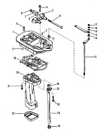 Выхлопная труба 2-Х ТАКТНОГО ПЛМ MERCURY 50EO Серийный номер от 0D000750 до 0G290584