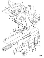 Рукоятка румпеля 4-Х ТАКТНОГО ПЛМ MERCURY 8 Серийный номер от 0R042475 и выше