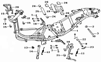 Рама СКУТЕРА STELS SKIF 50
