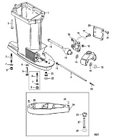 Корпус ведущего вала 2-Х ТАКТНОГО ПЛМ MERCURY 60 Серийный номер от 0P325500 и выше