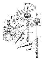 Впускные и выпускные клапаны 4-Х ТАКТНОГО ПЛМ MERCURY 115 Серийный номер от 1B227000 до 1B366822