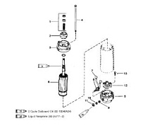 Стартер в сборе 2-Х ТАКТНОГО ПЛМ MERCURY 60 Серийный номер от 0G290585 до 0G589999