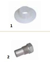 Струбцина, румпель и поворотный механизм лодочного мотора TOHATSU 18 · 2003 — 2014