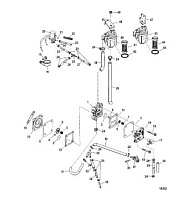 Топливный насос (электрический) 2-х тактного ПЛМ MERCURY 40 M Серийный номер от 0P325500 и выше