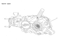 Редуктор задний (новый) (Часть 1) КВАДРОЦИКЛА STELS ATV 700 GT 2012