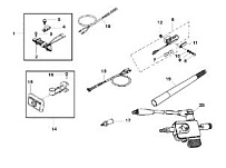 Аксессуары 2-х тактного ПЛМ MERCURY 5 M Серийный номер от 0P017000 до 0P400999