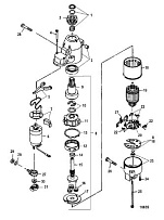 Стартер 4-Х ТАКТНОГО ПЛМ MERCURY 100 Серийный номер от 1B227000 до 1B366822