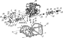 Платформа M10600160 для СММ РЫБИНКА M10000010-01 (ВЫПУСК С 09.2012 ПО 10.2013)