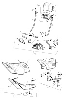 Сиденья S10100300_350 снегохода РМ (РУССКАЯ МЕХАНИКА) VECTOR 551I