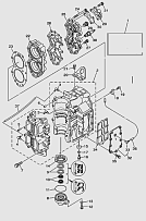 Двигатель 2-Х ТАКТНОГО ПЛМ YAMABISI T40BWS