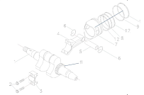 Коленвал 4-Х ТАКТНОГО ПЛМ SEANOVO F2,5BMS
