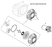 Стартер ручной для СММ РЫБИНКА M10000010-01 (ВЫПУСК С 09.2012 ПО 10.2013)