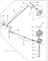 Механизм переключения передач (Часть 2) КВАДРОЦИКЛА STELS ATV 800 GT