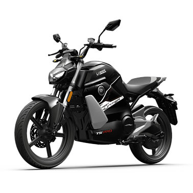 Электромотоцикл WHITE SIBERIA SUPER SOCO TS STREET HUNTER PRO (Черный)