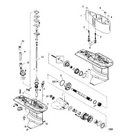 Комплект удлинителя XL 4-Х ТАКТНОГО ПЛМ MERCURY 60 Серийный номер от 0P153500 до 0P400999