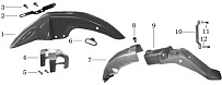 Крылья МОТОЦИКЛА Racer RC150-23 Tiger New