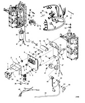 Электрические компоненты(USA-1B226999/Bel-0P400999 и ниже) 4-Х ТАКТНОГО ПЛМ MERCURY 60 Серийный номер от 0P153500 до 0P400999