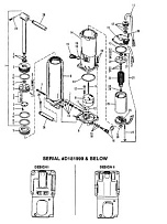 Компоненты силовой отделки(S/N: 0D181999 и ниже) 2-Х ТАКТНОГО ПЛМ MERCURY 60 Серийный номер от 9683055 до 9885344
