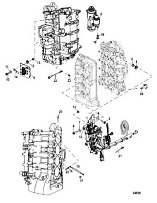 Электрические компоненты 4-Х ТАКТНОГО ПЛМ MERCURY 115 Серийный номер от 01B366823 и выше