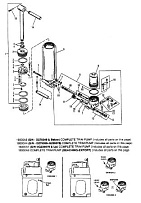 Ручные компоненты наклона 2-Х ТАКТНОГО ПЛМ MERCURY 50EO Серийный номер от 9683055 до 9885344