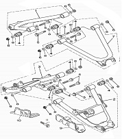 Задняя подвеска КВАДРОЦИКЛА STELS UTV 700 H