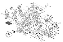 Картер двигателя (левая половина) КВАДРОЦИКЛА STELS ATV 700 GT 2012