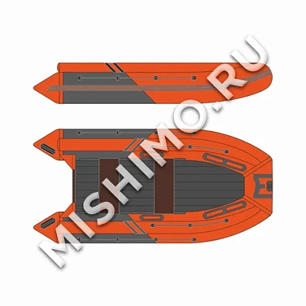 Лодка MISHIMO RIVER FJET PRO 430 под водомет