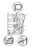 Система прокачки (USA-0G127500/BEL-9836633 и выше) 2-Х ТАКТНОГО ПЛМ MERCURY 90 Серийный номер от 9793577 до 0P016999