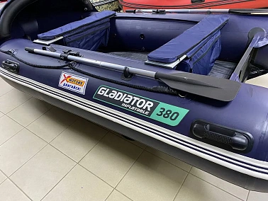 Надувная лодка GLADIATOR E380 AIR С НДНД (X-MOTORS EDITION)