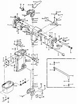 КРОНШТЕЙН ДЛЯ 2-Х ТАКТНОГО ПЛМ ZONGSHEN T25BM, T30BM, T25FW, T30FW