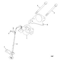 Дроссельная катушка 2-х тактного ПЛМ MERCURY 40 M Серийный номер от 0T980000 до 0T999999