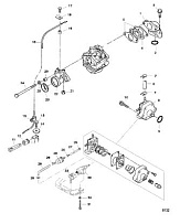 Топливная система 4-Х ТАКТНОГО ПЛМ MERCURY 6 Серийный номер от 0R067090 и выше