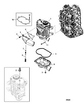 Нагнетатель  4-Х ТАКТНОГО ПЛМ MERCURY 135 Серийный номер от 0P514869 и выше