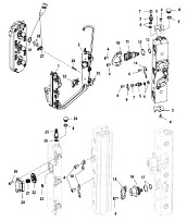 Топливопроводы 2-Х ТАКТНОГО ПЛМ MERCURY 150 PRO XS L OPTIMAX Серийный номер от 1B690542 и выше