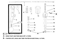 Комплект ручного адаптера (JET 45) 2-Х ТАКТНОГО ПЛМ MERCURY 50EO Серийный номер от 9885345 до 9973099