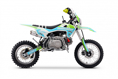 Питбайк PITONMOTO PX4 BUBBLE 125EA 14/12 на полуавтомате