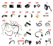 Электрооборудование снегохода Irbis Dingo T150 (2017 г.)
