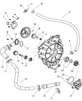 Водяной насос КВАДРОЦИКЛА STELS ATV 450 H
