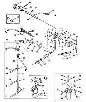 Топливный насос 2-Х ТАКТНОГО ПЛМ MERCURY 90 Серийный номер от 0D283222 до 0G760299