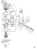 Power Tilt Components 4-Х ТАКТНОГО ПЛМ MERCURY 9.9 Серийный номер от 0P325500 и выше