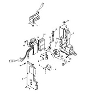 Электрические компоненты (55) 2-Х ТАКТНОГО ПЛМ MERCURY 50EO Серийный номер от 0G290585 до 0G589999