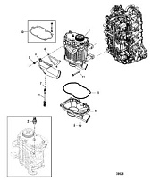 Нагнетатель  4-Х ТАКТНОГО ПЛМ MERCURY 135 Серийный номер от 1B517159 и выше