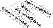 Трансмиссия ДВИГАТЕЛЯ Racer 164FML 200 cc, 166FMM 250 cc